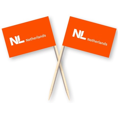 Cocktailprikkers oranje NL Netherlands